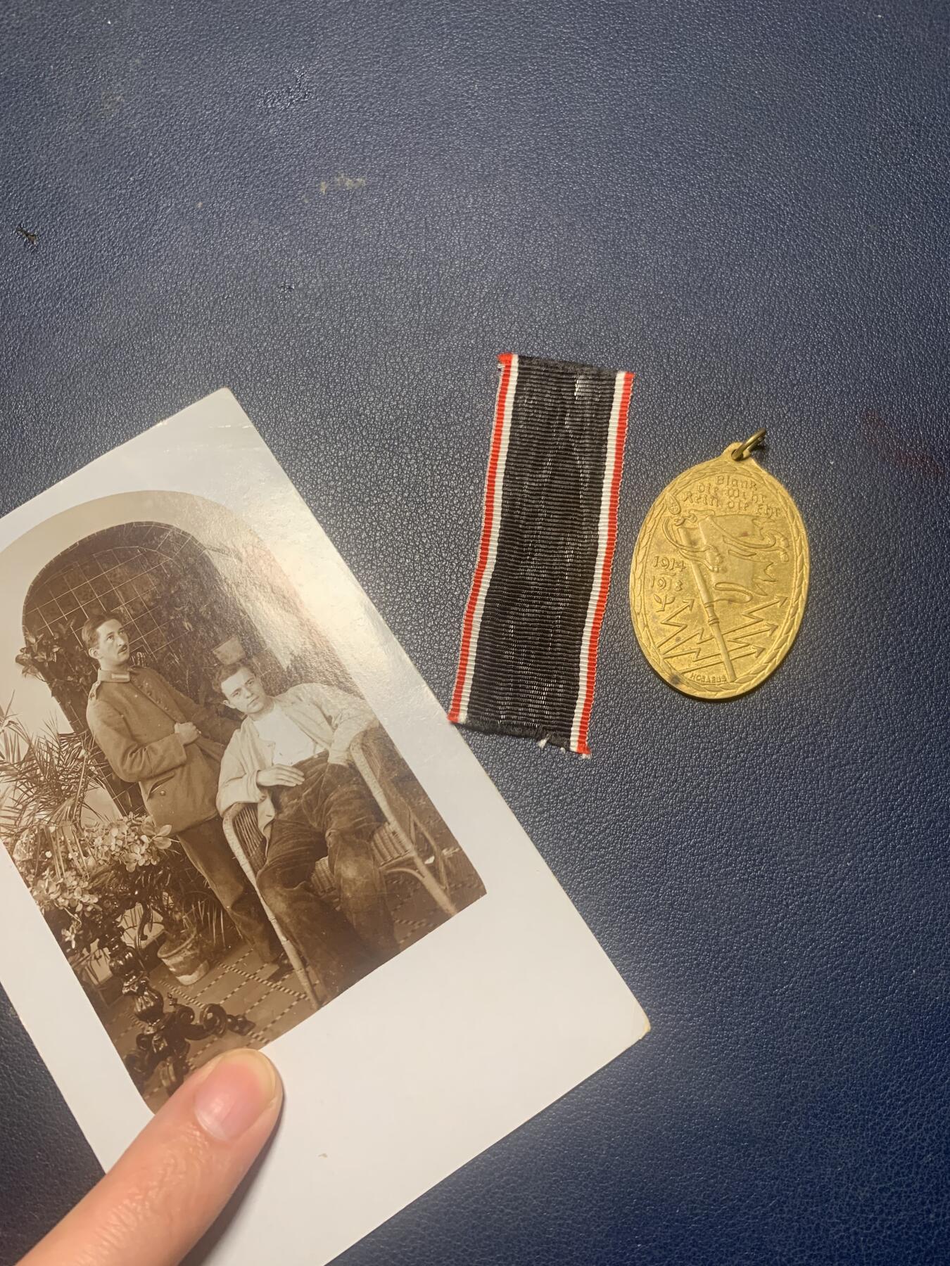 11月23日一战德章小拍场 魏玛一战基夫霍伊泽奖章，带一张老影片