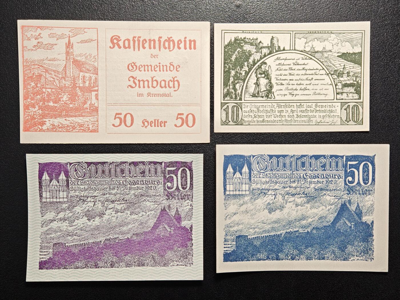 【德藏】世界币章拍卖第154期（拍品征集中~欢迎藏友联系） 10张一组 德国紧急时期纸币