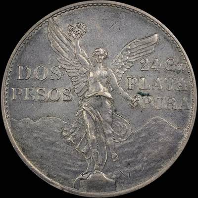 【雨安】【直播拍卖】【世界币章115期-裸币】2025-11-21 周五 19:30 保真 - [裸币各国] Mexico 墨西哥 2比索 KM#462 1921年 独立百年.天使