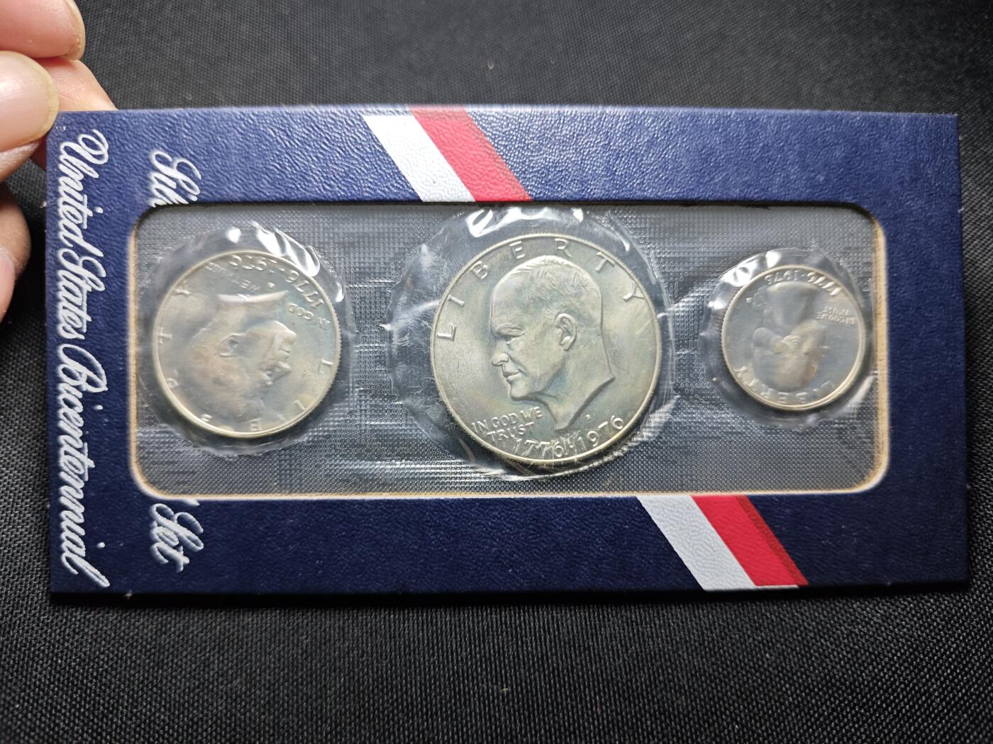 KK钱币收藏小铺 （套币 好品/批量散币 银币）专场  2月预留时间 周末发货  美国建国200周年纪念银套币 