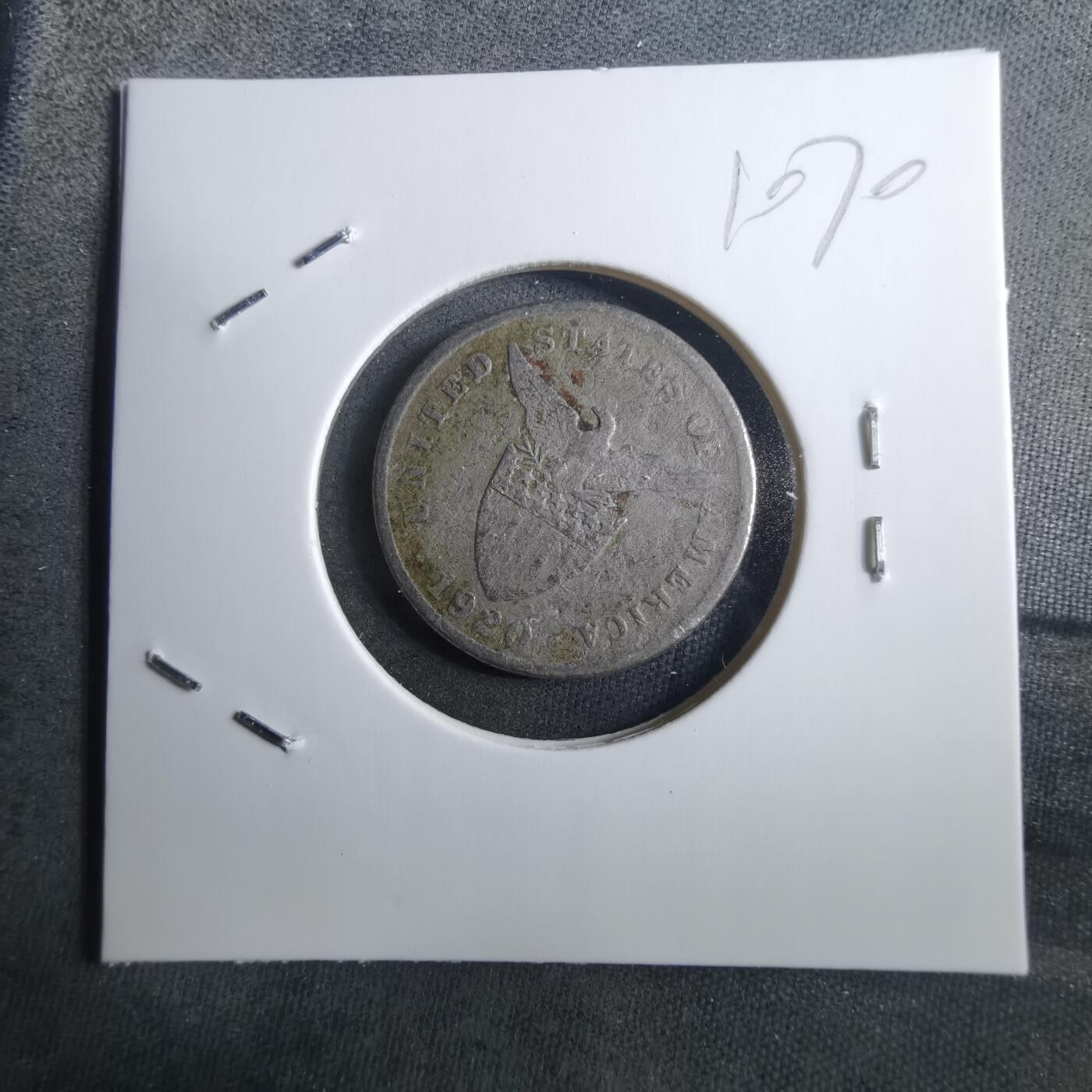 沼泽如烟--第910场 菲律宾1920年五分