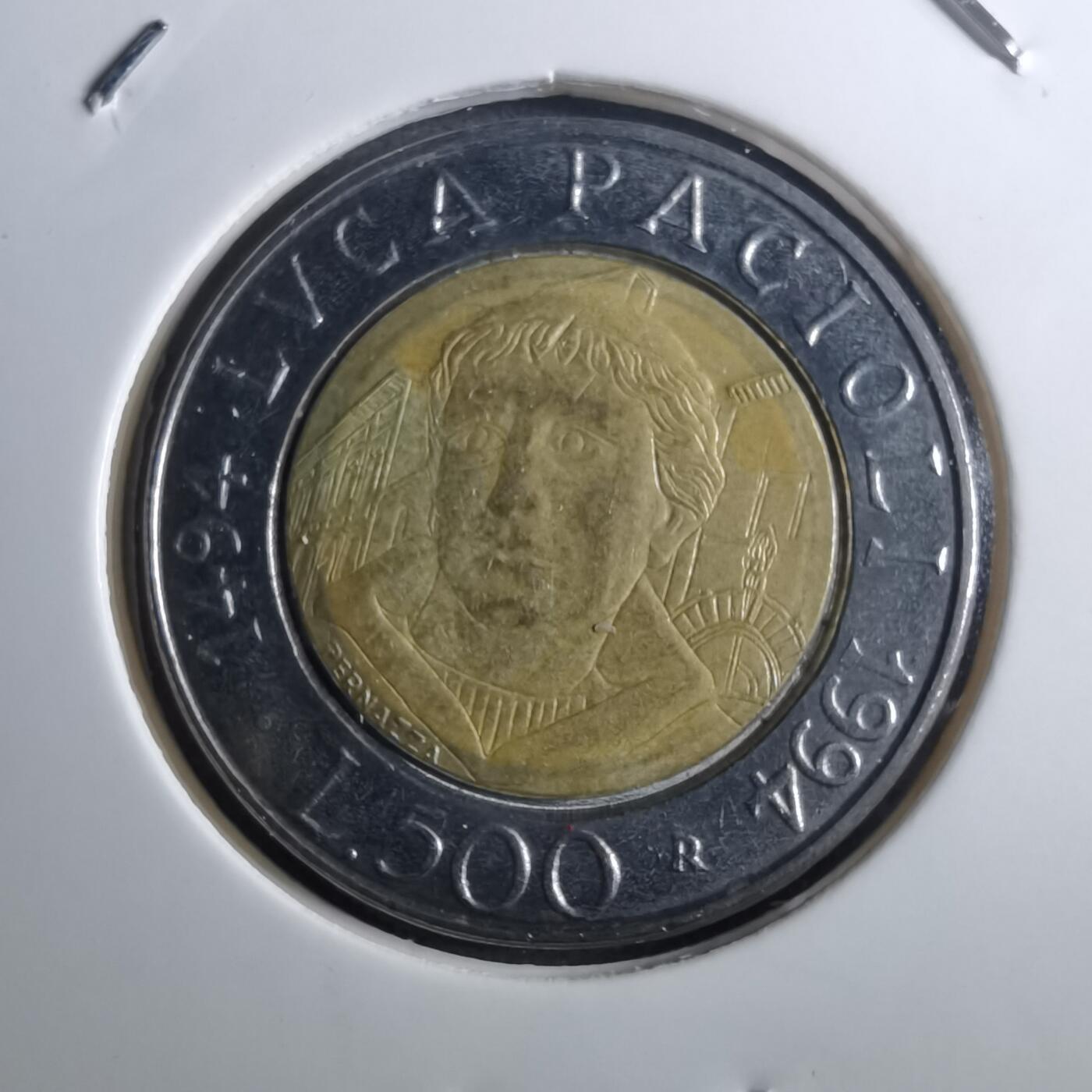 沼泽如烟--第910场 意大利1994年500里拉