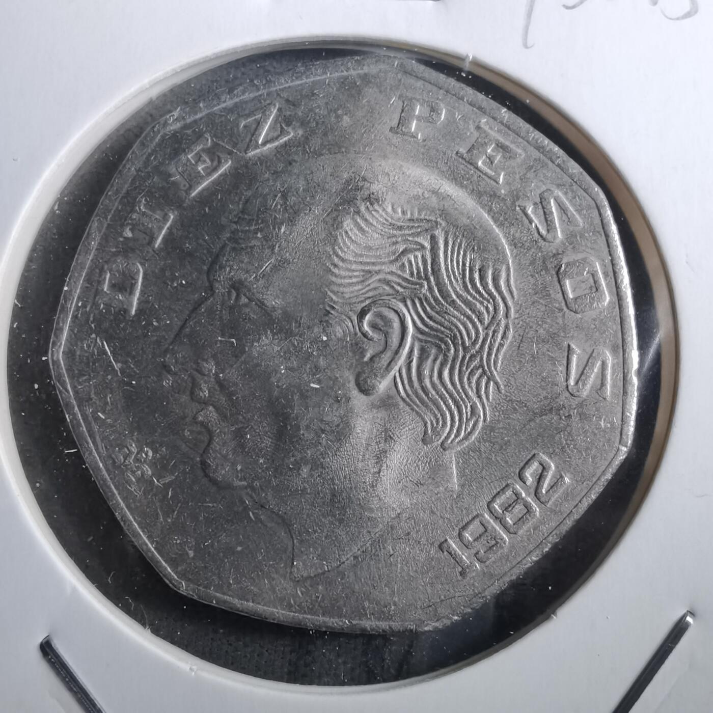 沼泽如烟--第910场 墨西哥1982年10比索