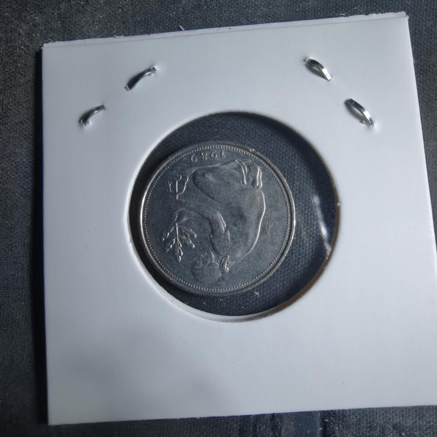 沼泽如烟--第909场 德国1989年50芬尼