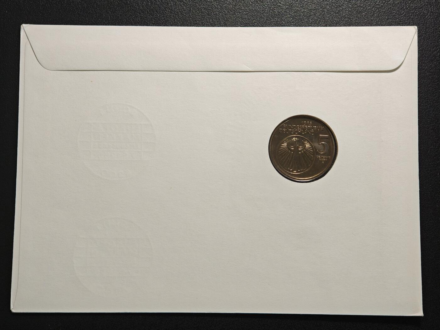 【德藏】世界币章拍卖第154期（拍品征集中~欢迎藏友联系） 3枚一组 德国马克邮币封 装帧精美