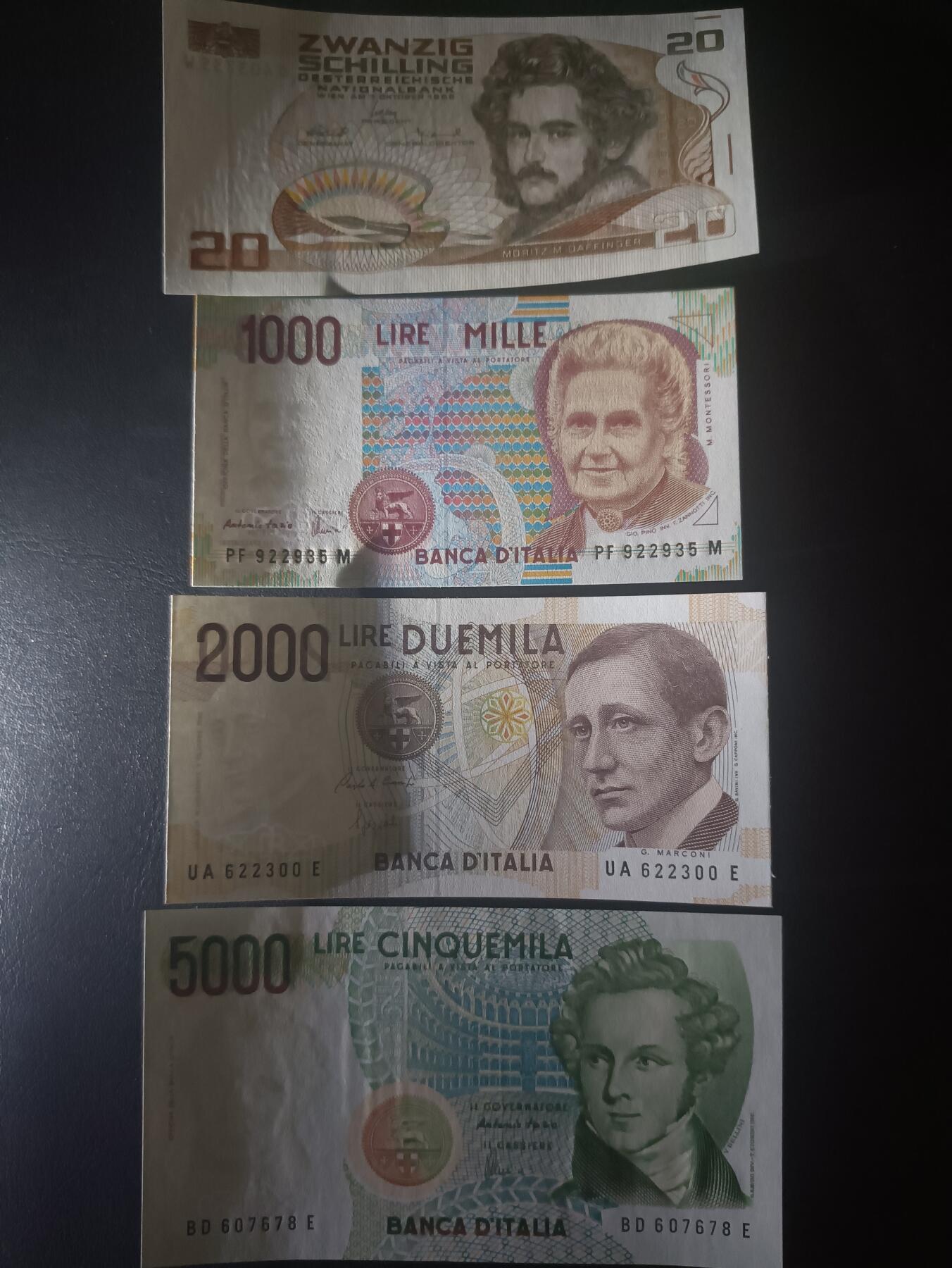 2025十一月第五期，总第203期 【地】欧洲纸币批量四张UNC—UNC-