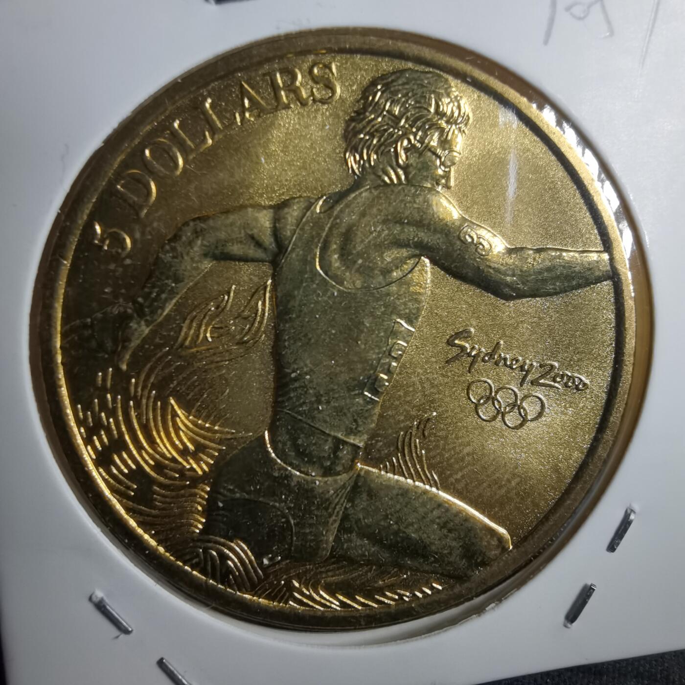 沼泽如烟--第910场 澳大利亚2000年五元纪念币