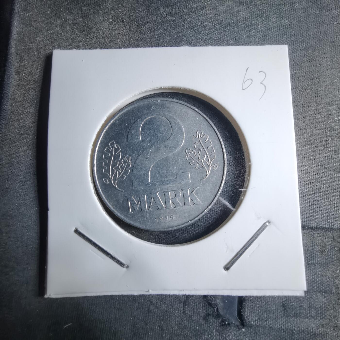 沼泽如烟--第909场 东德1975年2马克