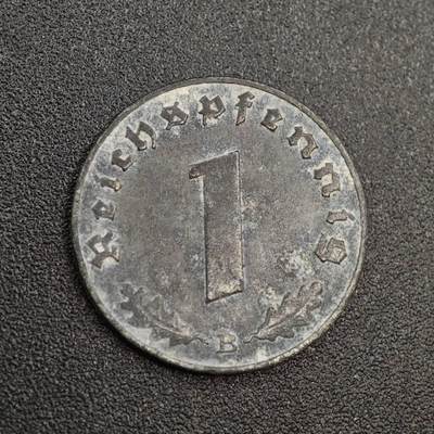 【淘币小摊】实时拍第八百零二拍   散币场   满百包邮可预留二周 每周一统一发货   - 德国1940年1芬妮锌币