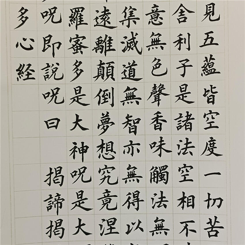 1、张友跃书法《般若波罗蜜多心经》 本作品规格：总171×38 画芯131×29 已卷轴装裱