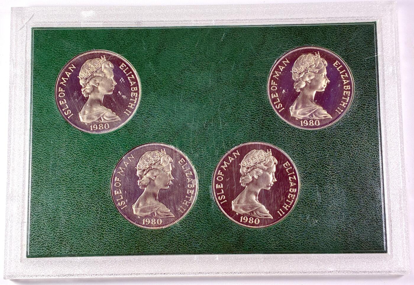 【雨安】【直播拍卖】【世界币章115期-裸币】2025-11-21 周五 19:30 保真 [现代钱币] Isle of Man 马恩岛 1克朗 1980年 奥运会