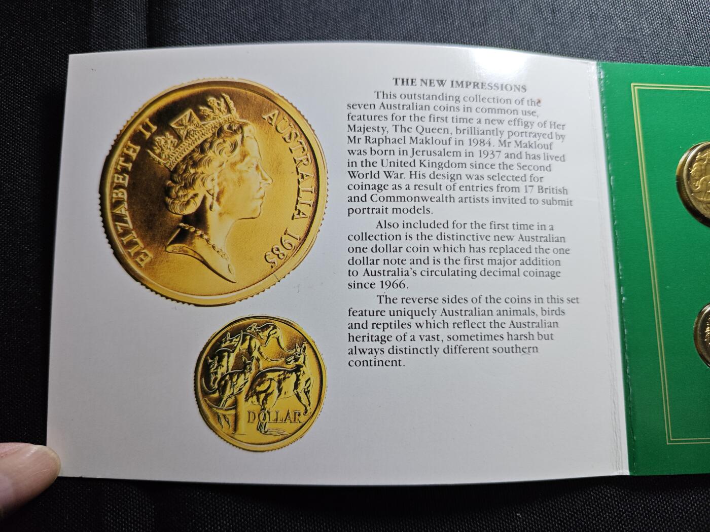 KK钱币收藏小铺 （套币 好品/批量散币 银币）专场  2月预留时间 周末发货  1985澳大利亚清年一套