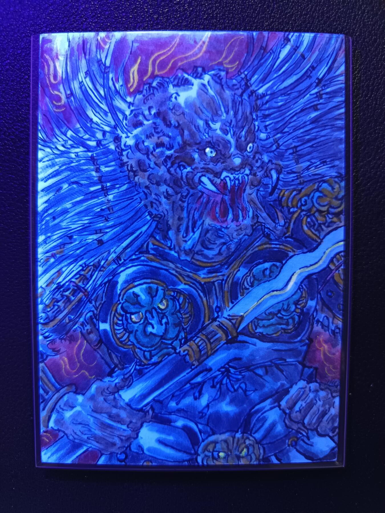 天玑星卡拍第141期《11.24周一截拍》持续收拍收评中 满赠卡需备注 【手绘卡】梦溪工作室 走近科学 张先军 铁血战士版 三国五虎 手绘卡