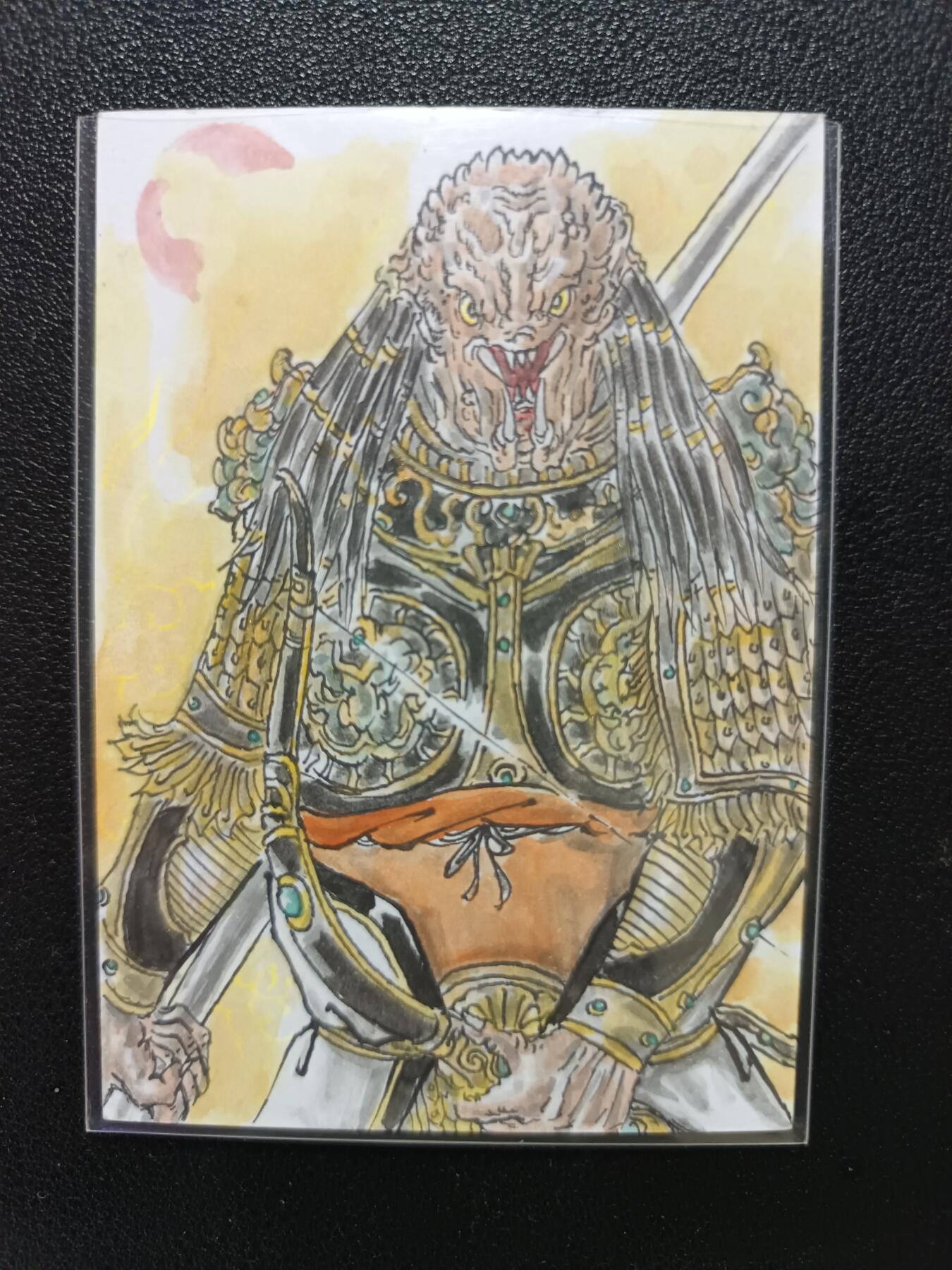 天玑星卡拍第141期《11.24周一截拍》持续收拍收评中 满赠卡需备注 【手绘卡】梦溪工作室 走近科学 张先军 铁血战士版 三国五虎 手绘卡