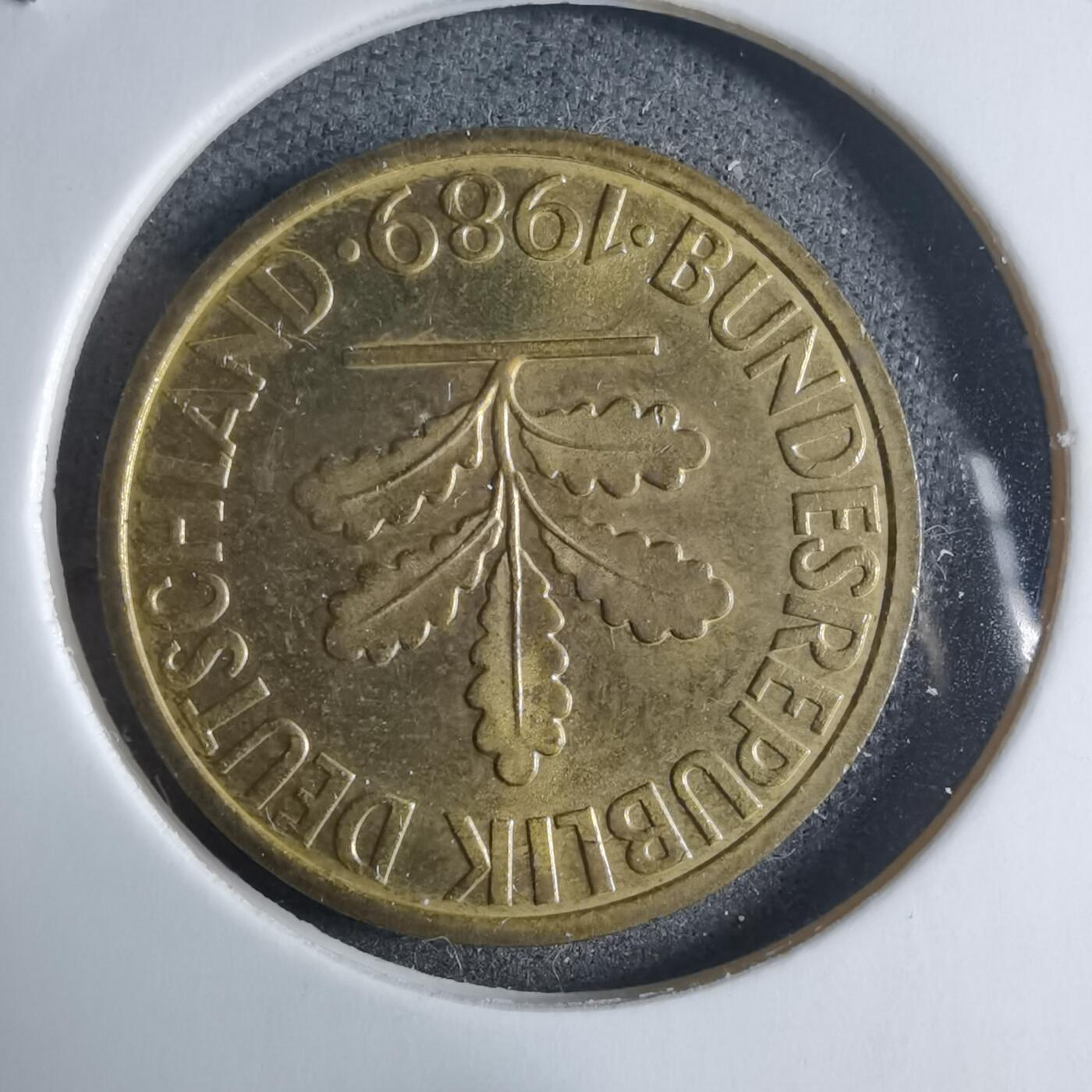 沼泽如烟--第909场 德国1989年10芬尼