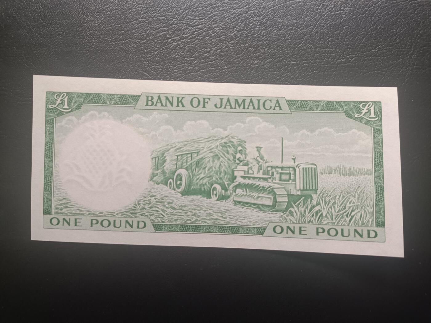 2025十一月第五期，总第203期 牙买加1960版1镑UNC-，小皇冠女王和甘蔗收获