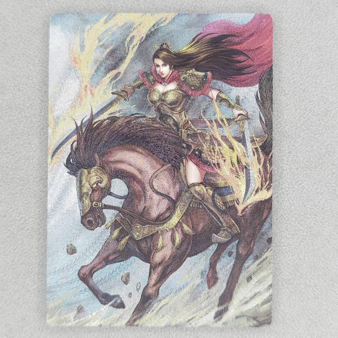 龙虎卡牌六四场 （无佣金，周六结拍，欢迎送拍） 粗闪卡 星宿文创 扈三娘