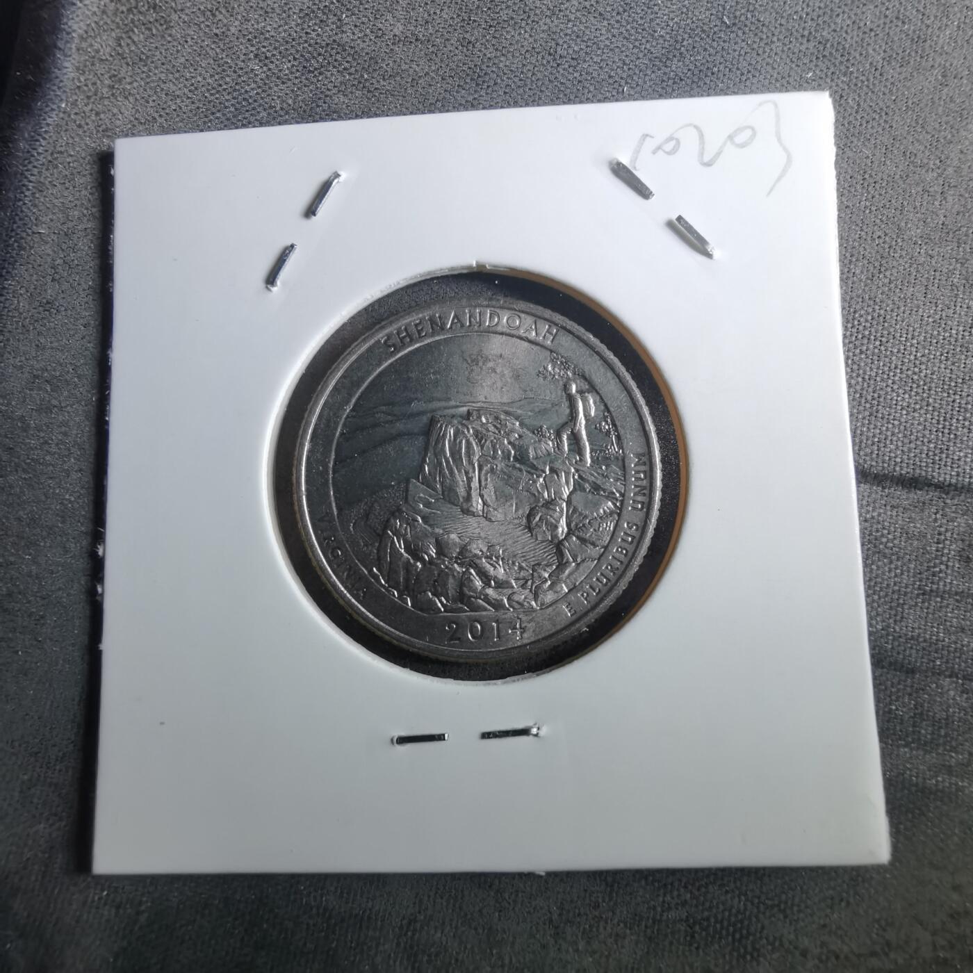 沼泽如烟--第910场 美国2014年25分纪念币