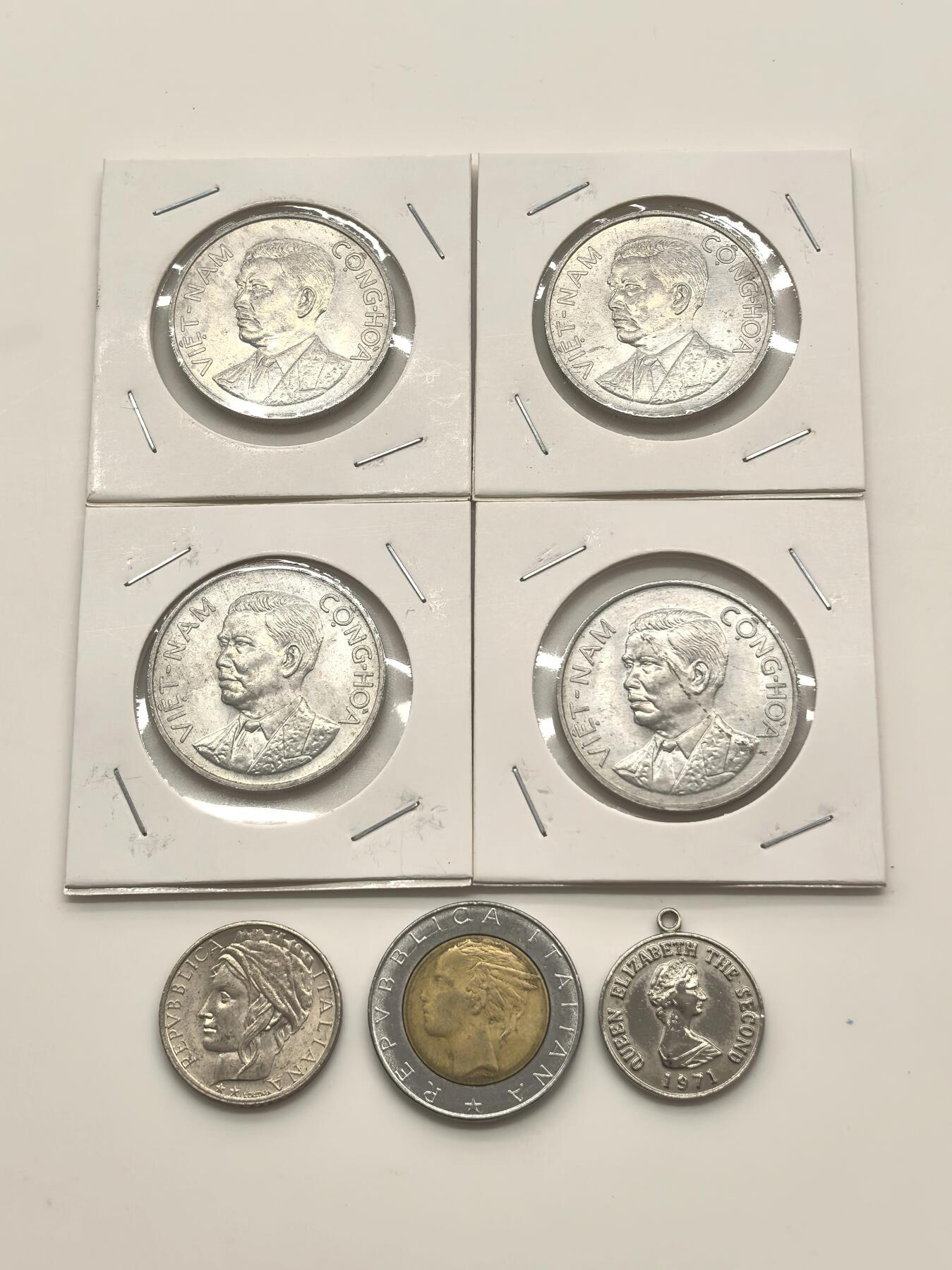 博洋堂世界钱币拍卖第147期（全场包邮） 散币一组，其中4枚吴庭艳50苏品相非常好