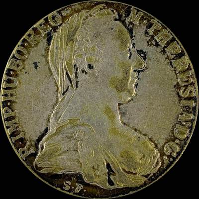 【雨安】【直播拍卖】【世界币章115期-裸币】2025-11-21 周五 19:30 保真 - [裸币各国] Austria 奥地利 1泰勒 大奶妈 二毛版