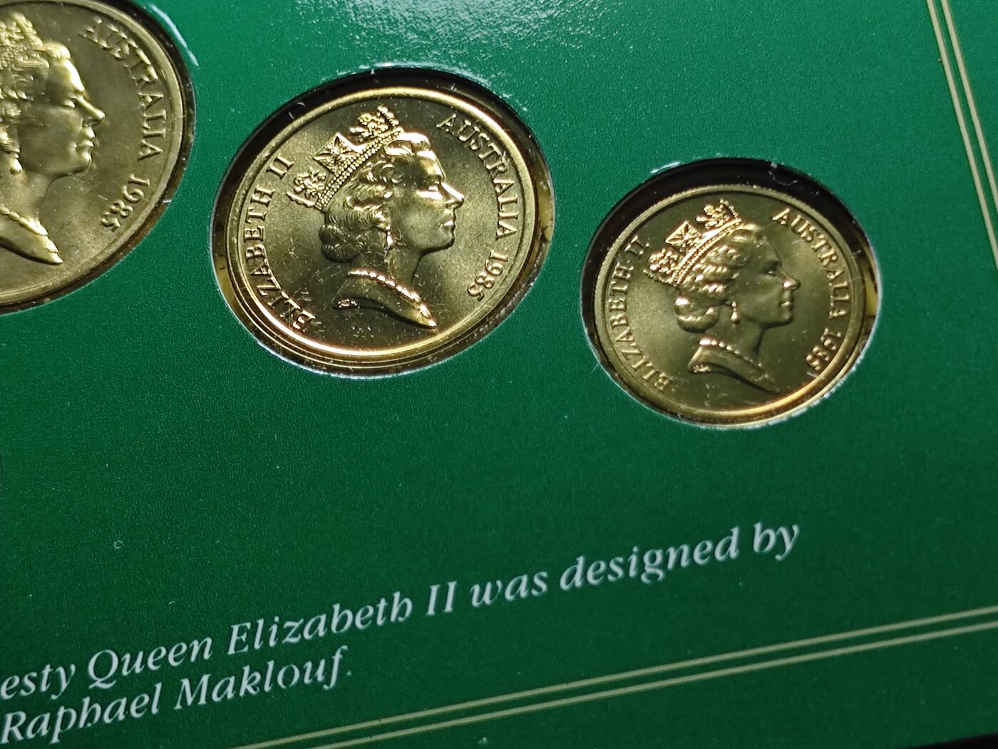 KK钱币收藏小铺 （套币 好品/批量散币 银币）专场  2月预留时间 周末发货  1985澳大利亚清年一套