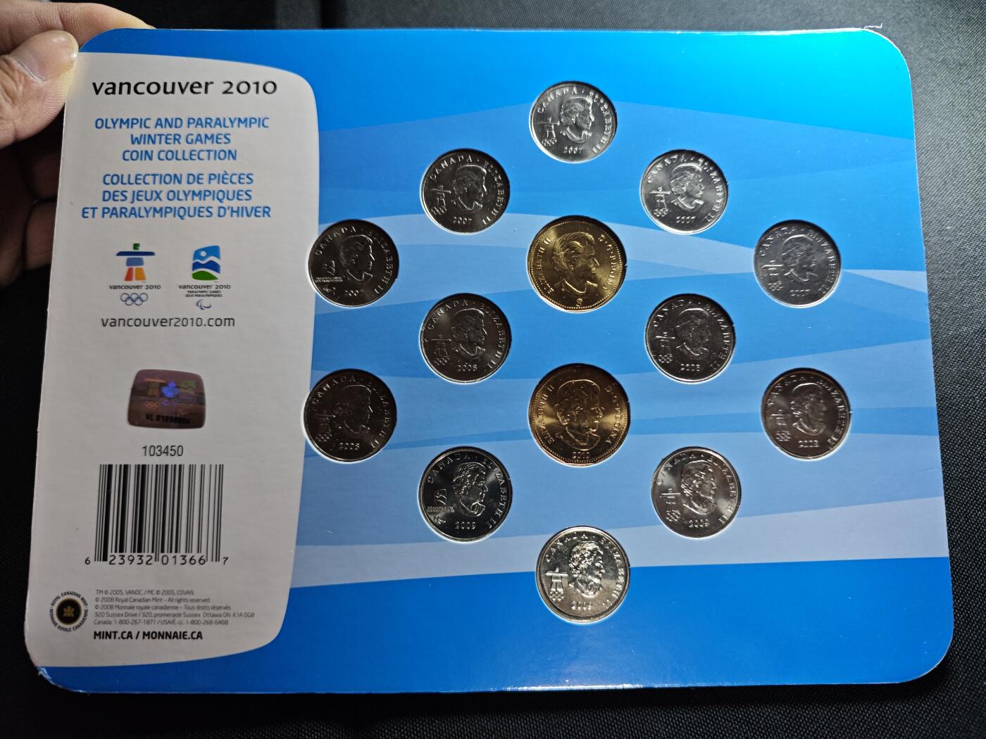 KK钱币收藏小铺 （套币 好品/批量散币 银币）专场  2月预留时间 周末发货  加拿大奥运纪念套币 含14枚纪念币