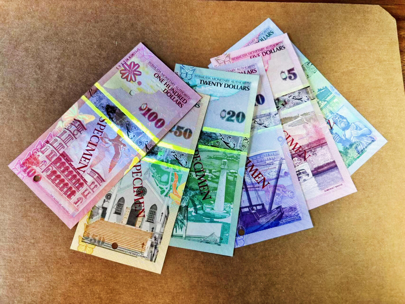 【Blue Auction】世界纸币精拍第753期——18级TOP拍卖/信誉/品质/专业/高效💫 【一组6张洋葱冠样钞】百慕大 2009年2-100元 全新UNC 设计精美