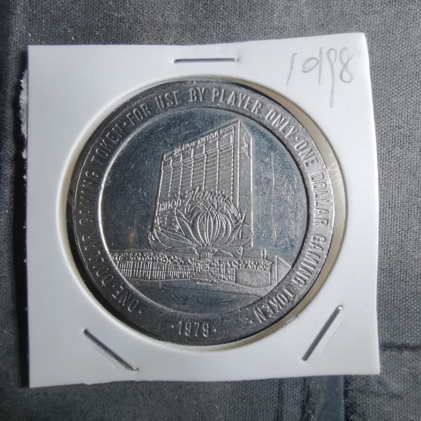 沼泽如烟--第910场 拉斯维斯加1979年一元代币