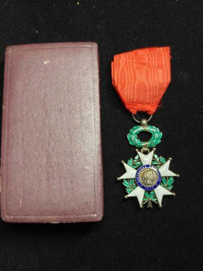 铭记历史 勿忘国耻 抗战胜利80周年精品专场 第二场 - 法国 三共荣誉军团勋章 银制