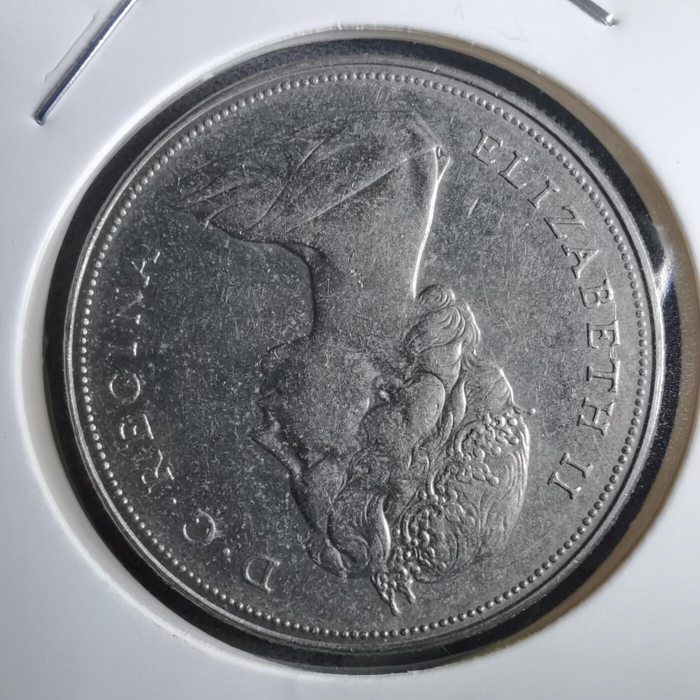 沼泽如烟--第910场 加拿大1971年一元纪念币