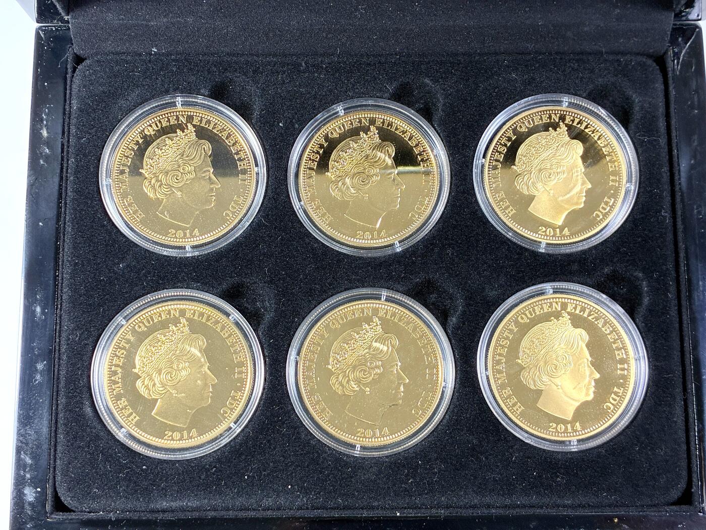 【雨安】【直播拍卖】【世界币章115期-裸币】2025-11-21 周五 19:30 保真 [现代钱币] Tristan da Cunha 特里斯坦-达库尼亚群岛 1克朗 2014年 D-Day