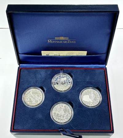 【雨安】【直播拍卖】【世界币章115期-裸币】2025-11-21 周五 19:30 保真 - [现代钱币] France 法国 10法郎 1996-1998年 世界杯