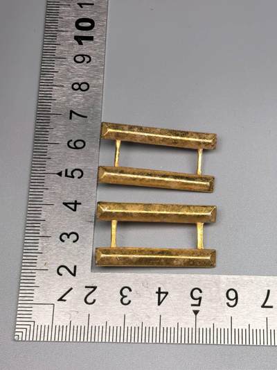 小驴勋章奖章收藏11月22日周六晚六点拍卖（珍爱和平，收藏战争，铭记历史，勿忘国耻，忠党爱国。有偿代拍，送拍规则在简介最后，参拍须阅读规则后再参拍，关系到运费包装发货时效真假辨别等关键信息，拍卖时不再发原图，看大图店主微信码在拍卖店铺介绍里） - 民国领章肩章 铝制两杠 中尉