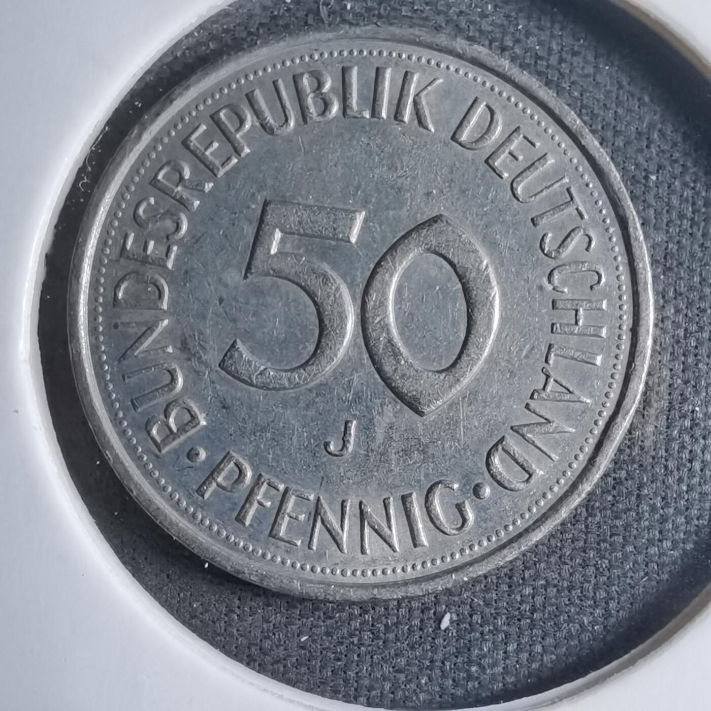 沼泽如烟--第909场 德国1989年50芬尼