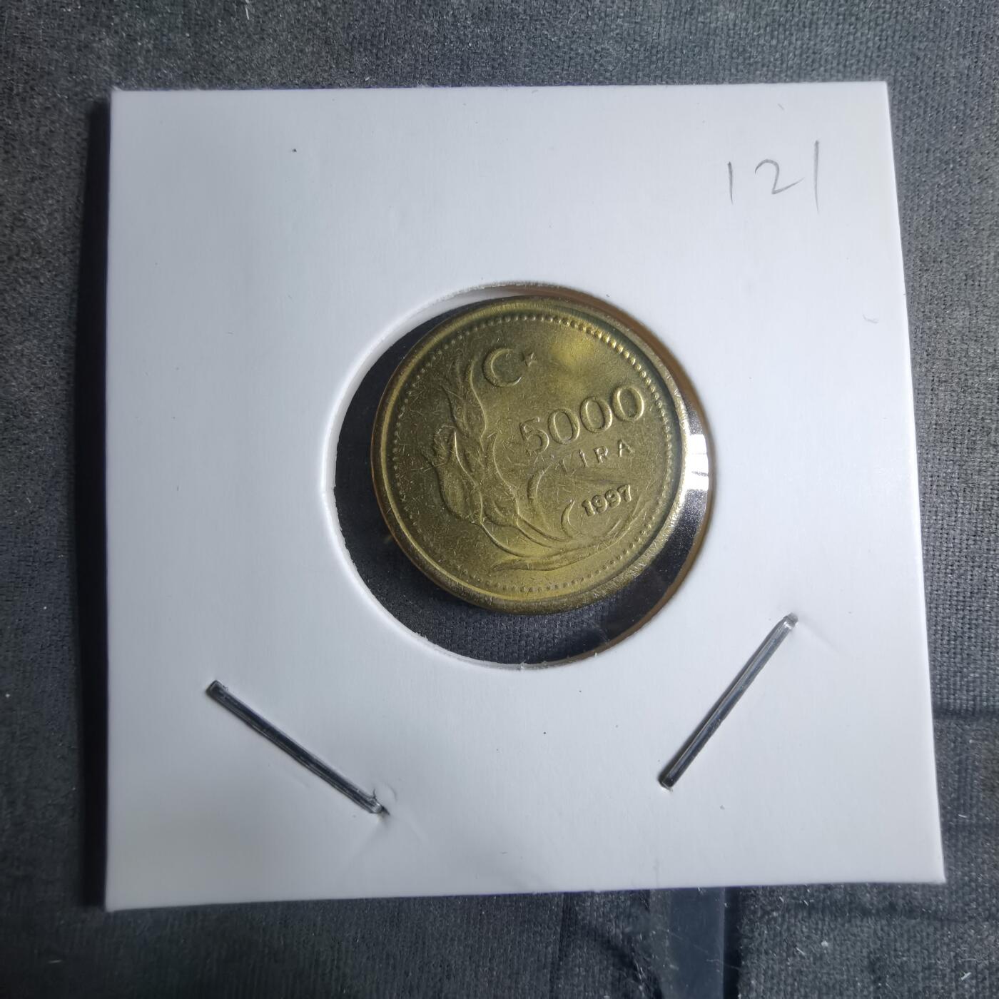 沼泽如烟--第909场 土耳其1997年5000里拉