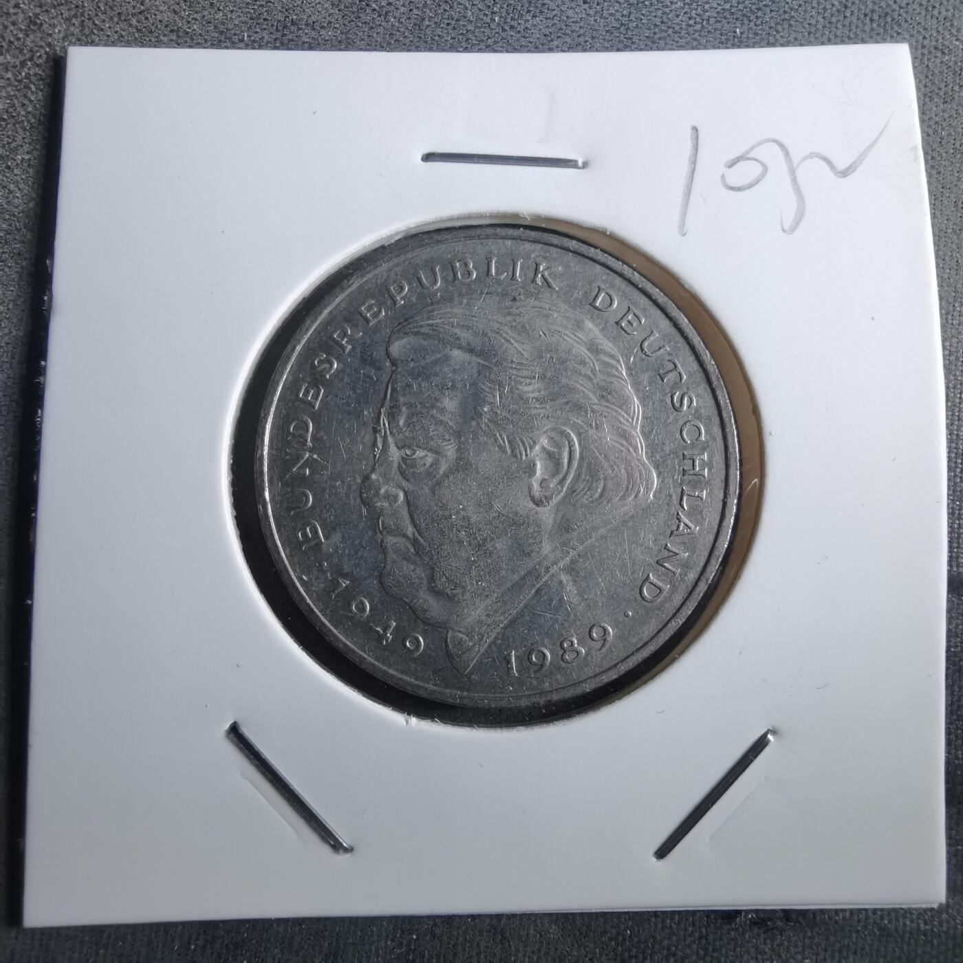 沼泽如烟--第910场 德国1990年2马克