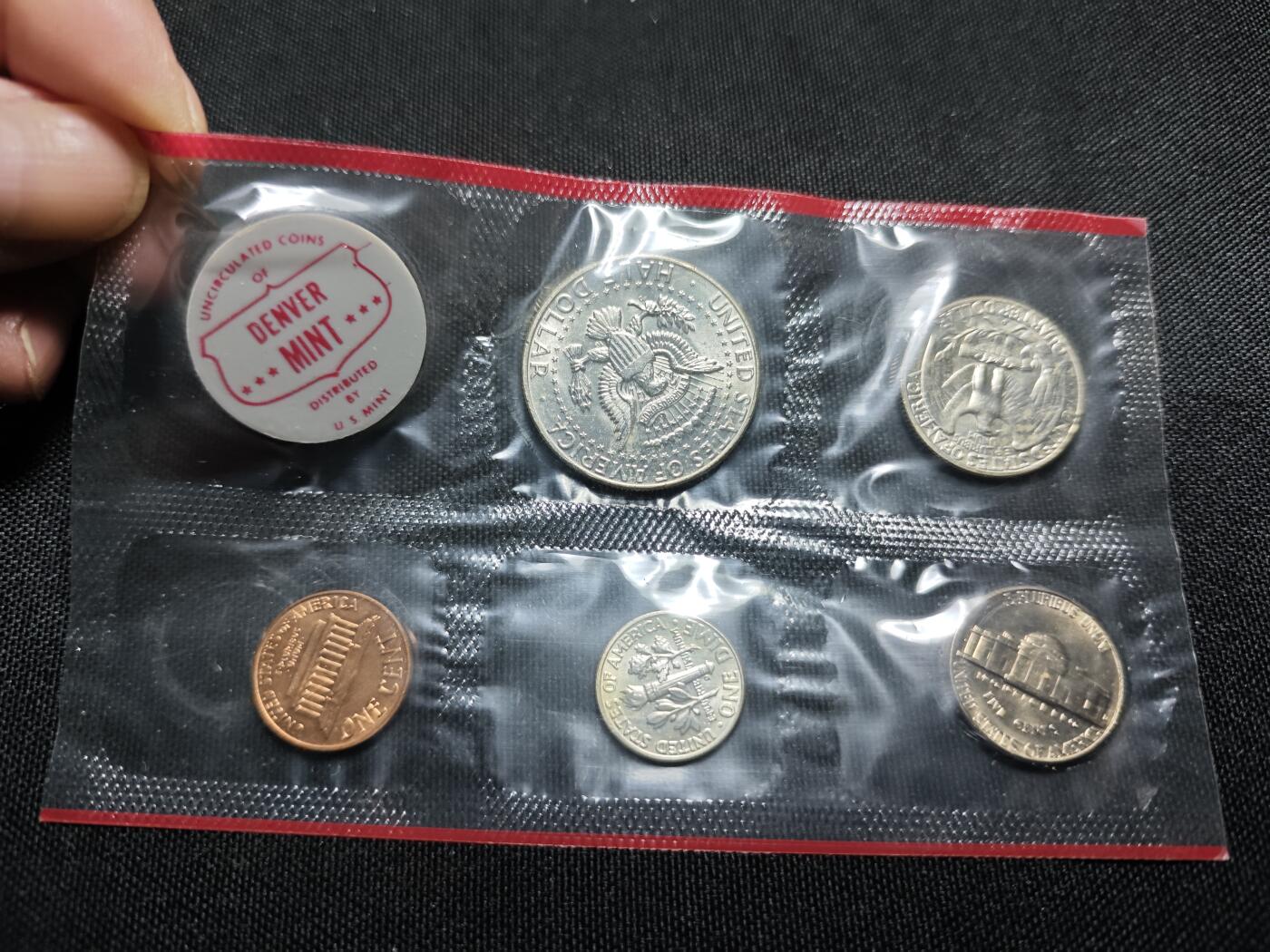 KK钱币收藏小铺 （套币 好品/批量散币 银币）专场  2月预留时间 周末发货   1964美国官方清年套币 含3枚高银银币！