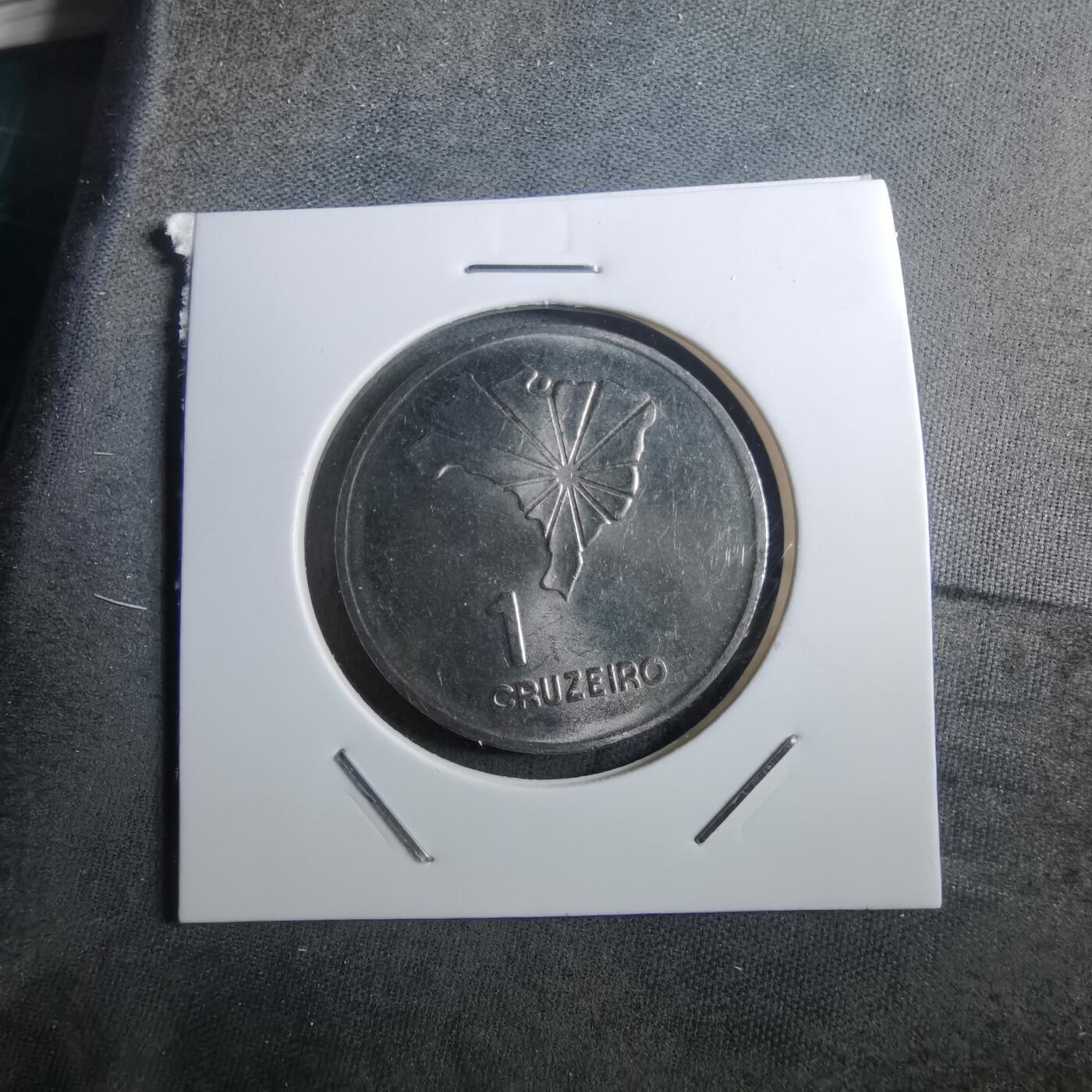 沼泽如烟--第910场 巴西1972年1克鲁塞罗纪念币