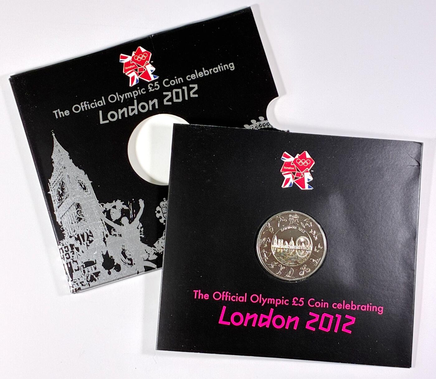 【雨安】【直播拍卖】【世界币章115期-裸币】2025-11-21 周五 19:30 保真 [现代钱币] Great Britain 英国 5镑 2012年 伦敦奥运