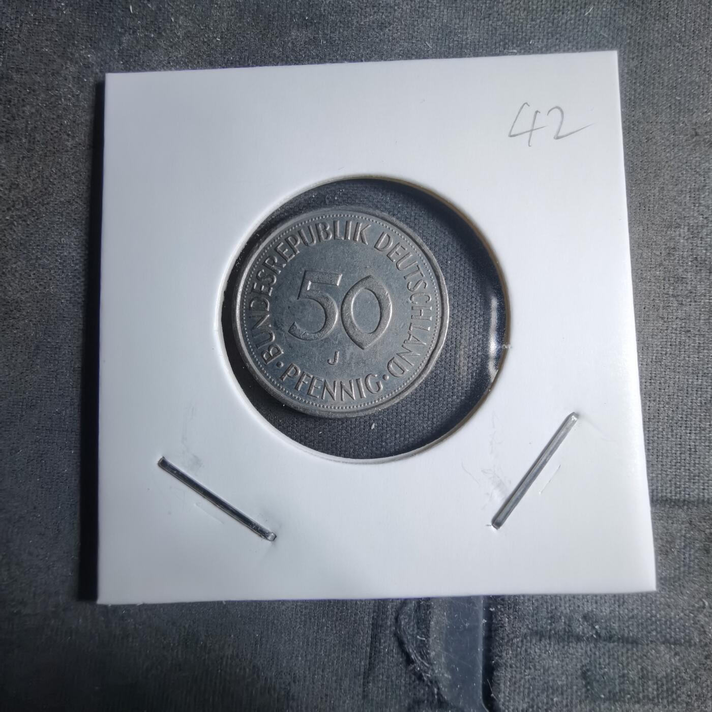 沼泽如烟--第909场 德国1989年50芬尼