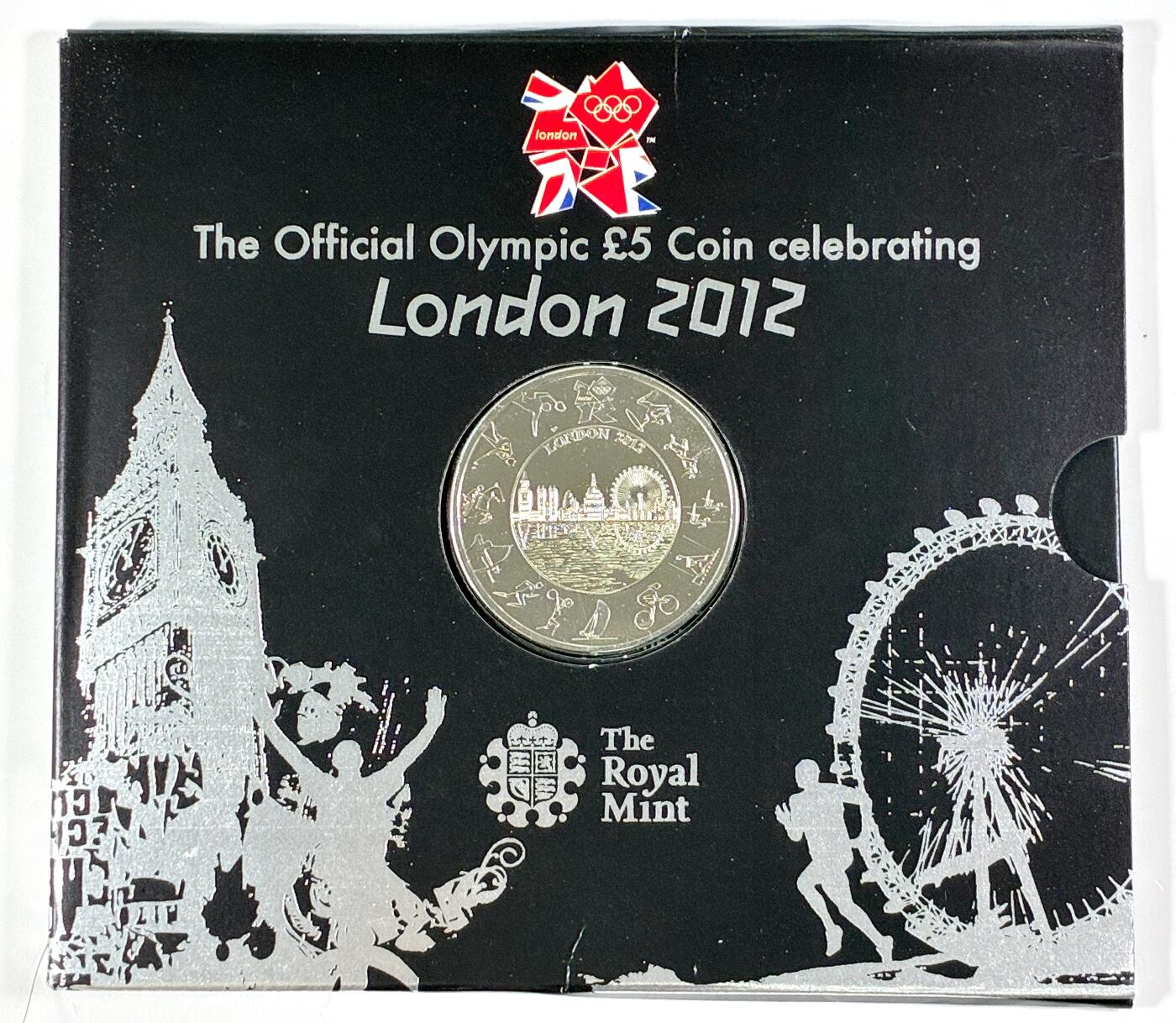 【雨安】【直播拍卖】【世界币章115期-裸币】2025-11-21 周五 19:30 保真 [现代钱币] Great Britain 英国 5镑 2012年 伦敦奥运