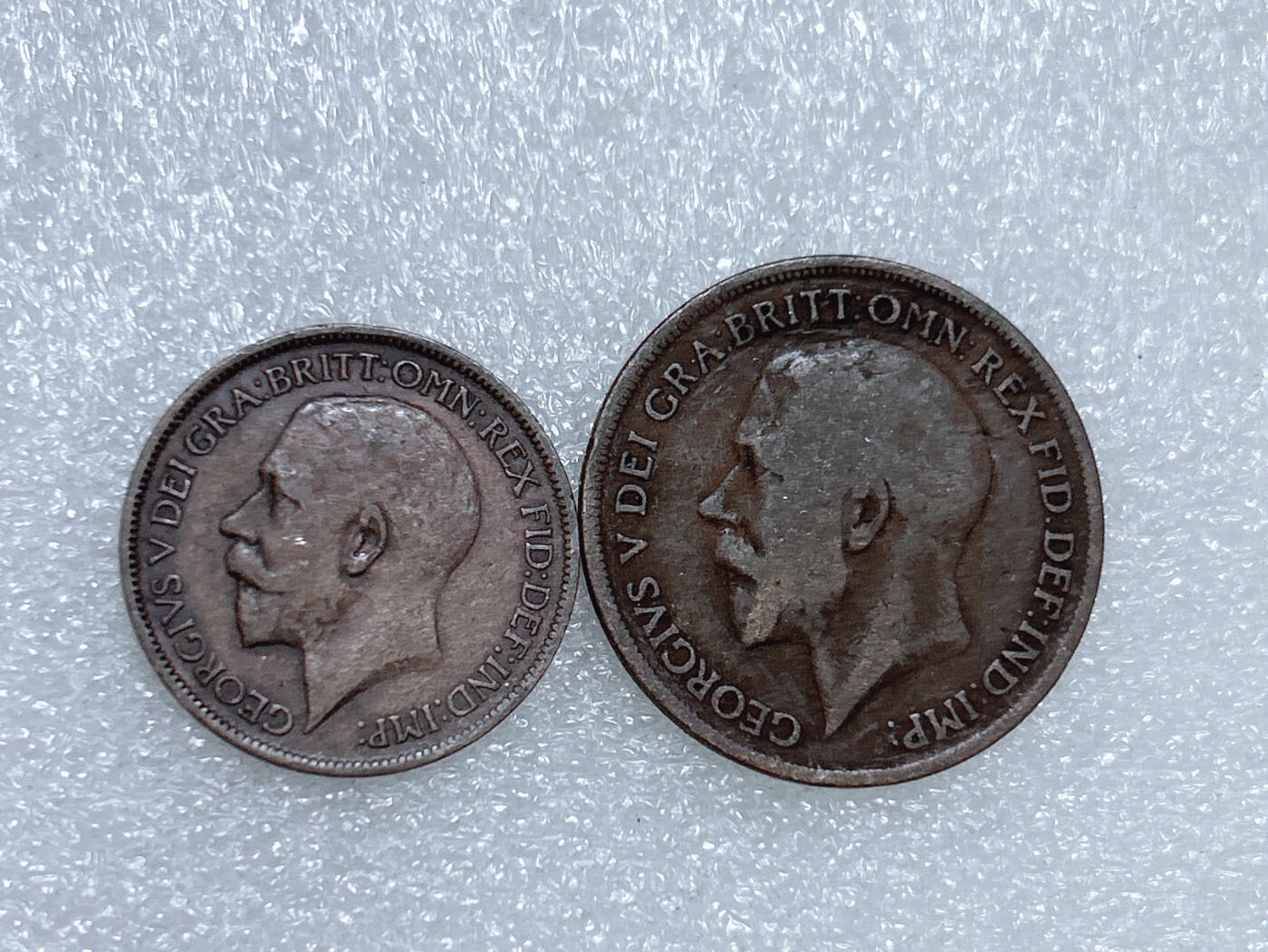 第一海外回流一元起拍收藏 散集专场  第270期 英国乔治五世老铜币一组 2枚