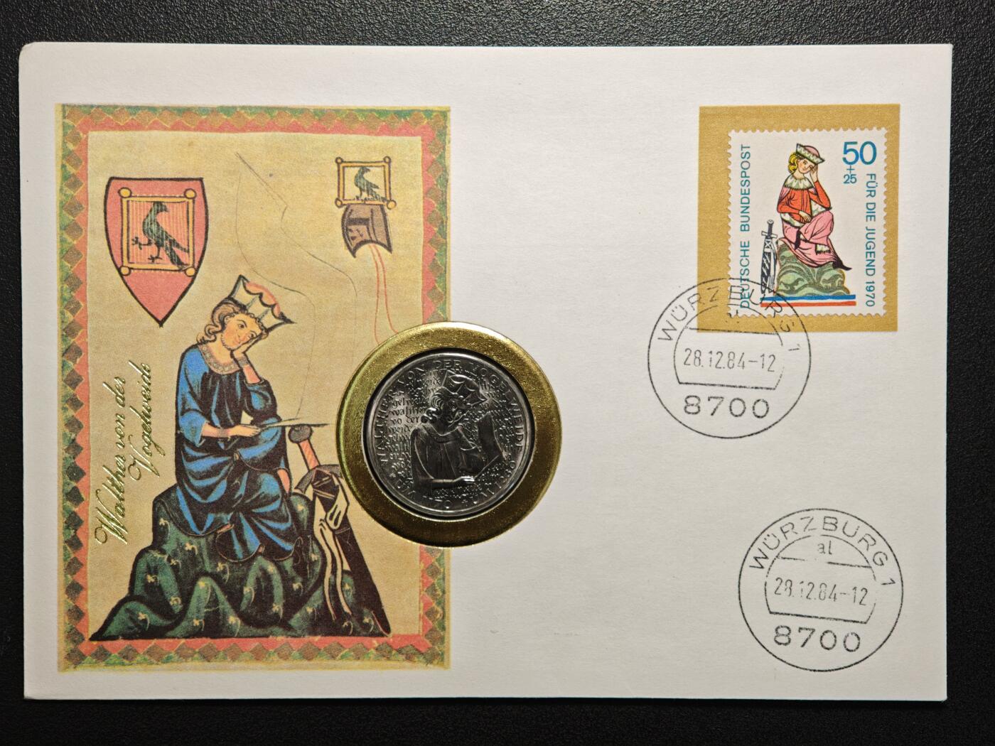 【德藏】世界币章拍卖第154期（拍品征集中~欢迎藏友联系） 3枚一组 德国马克邮币封 装帧精美