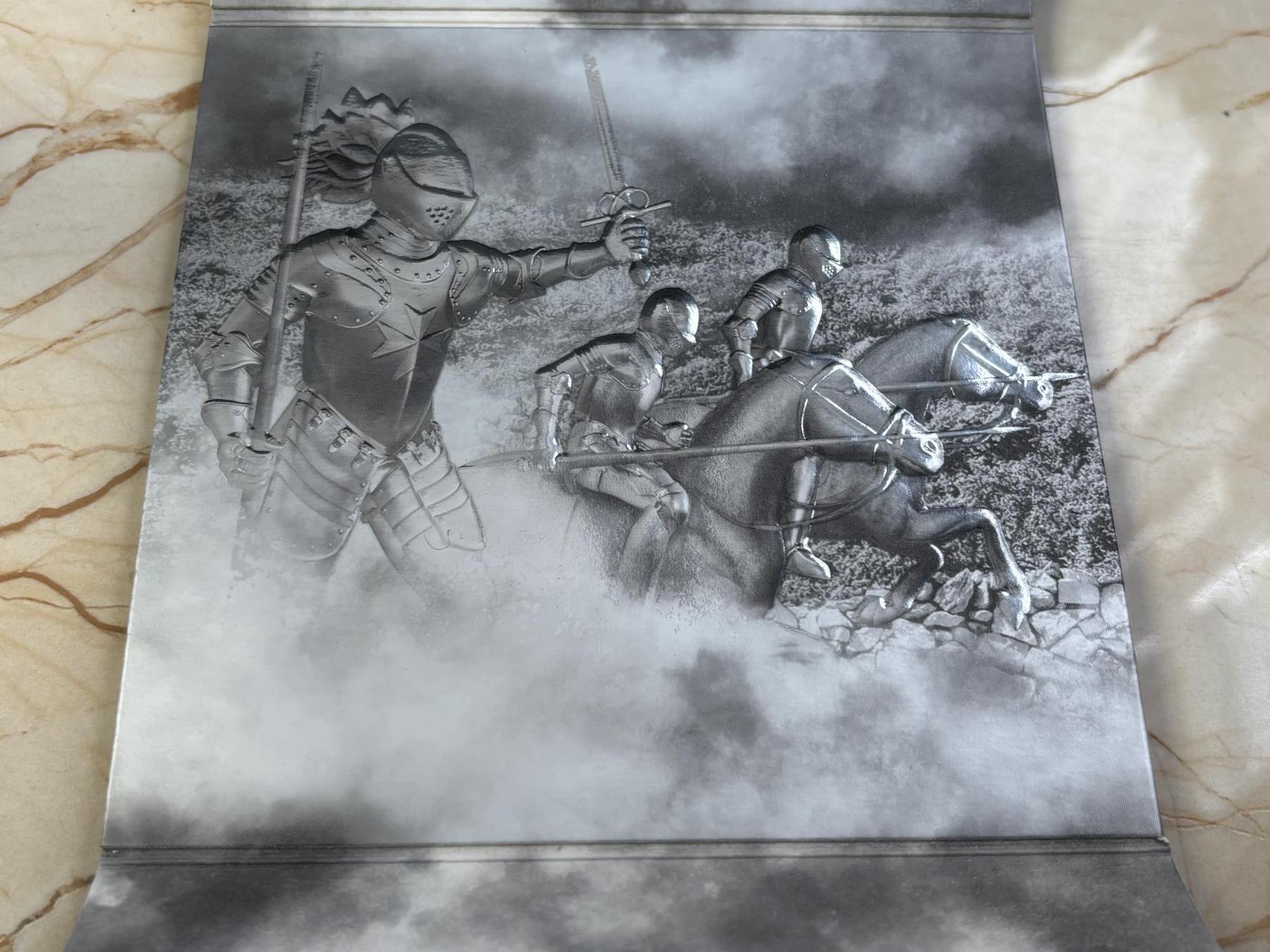 第182期拍卖 卡装马耳他2021年过去的骑士团系列1盎司纪念银币,9999银，发行15000枚，