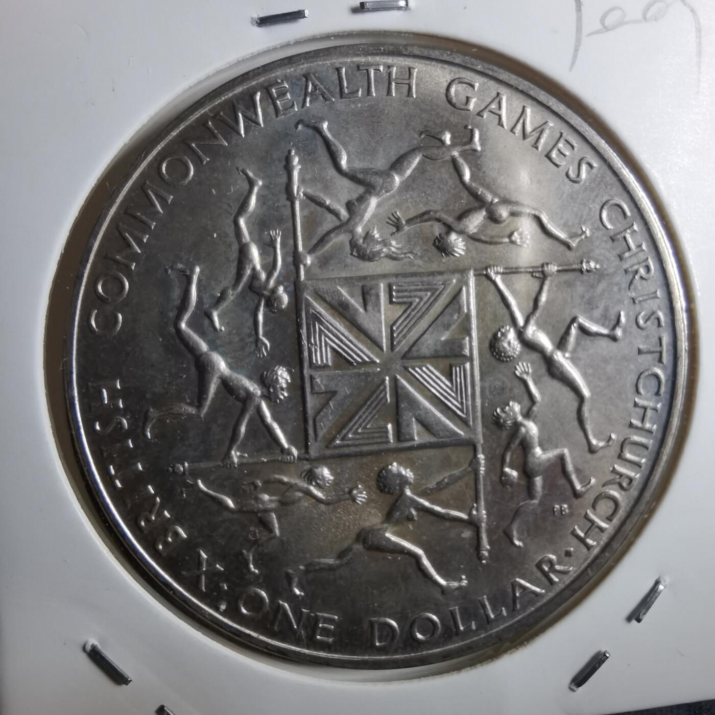 沼泽如烟--第910场 新西兰1974年一元纪念币