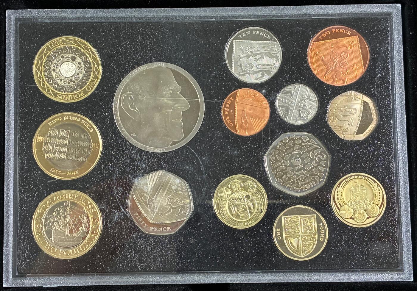 【雨安】【直播拍卖】【世界币章115期-裸币】2025-11-21 周五 19:30 保真 [现代套币] Great Britain 英国 套币 精制套币 2011年