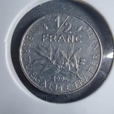 沼泽如烟--第909场 - 法国1994年二分之一法郎