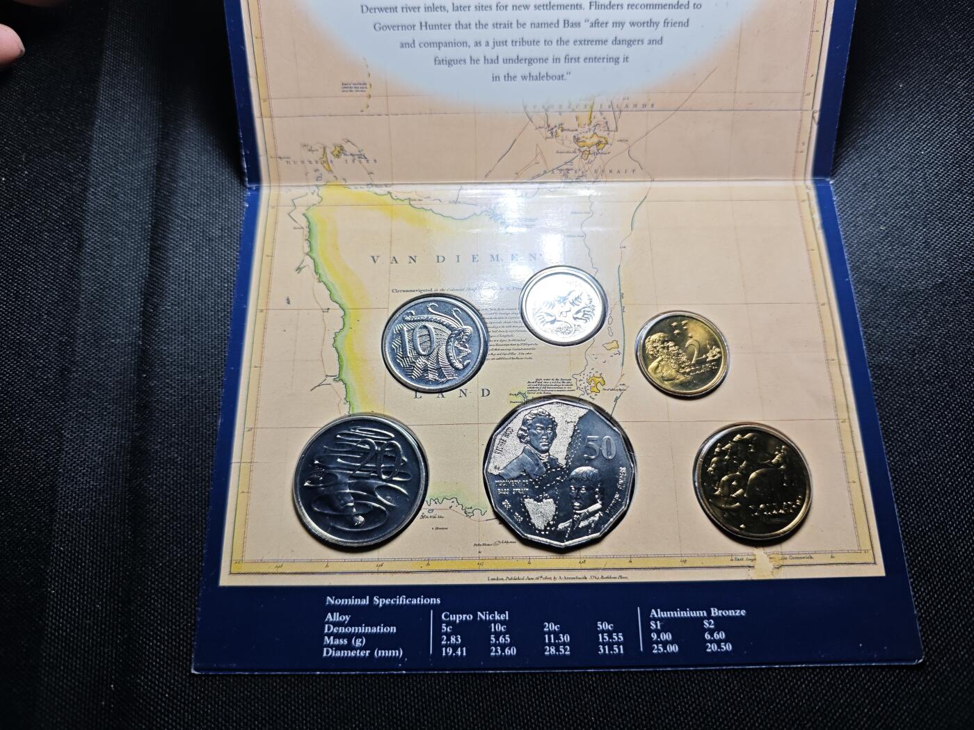 KK钱币收藏小铺 （套币 好品/批量散币 银币）专场  2月预留时间 周末发货  1998澳大利亚大小面值清年套币 主题套册