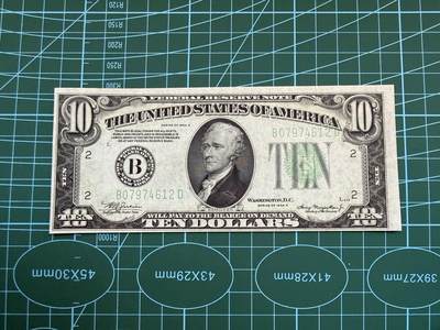 【炜奕收藏】，第五十一期 - 1934年美国10美元，UNC品相