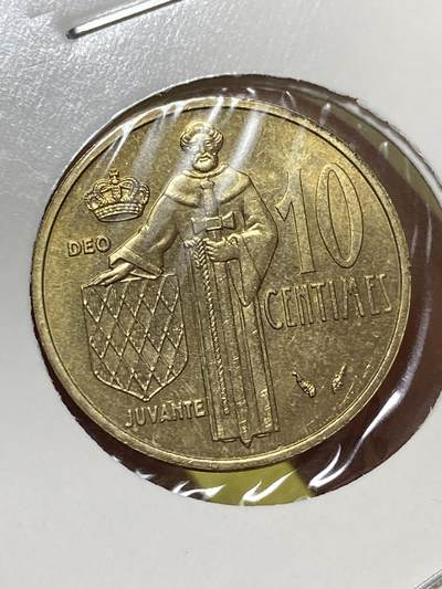 2025年第一百三十一场(总第一百五十七场）外国好品纸夹散币场(免佣金) - 好品–摩纳哥🇲🇨1977年10分(海豚标)